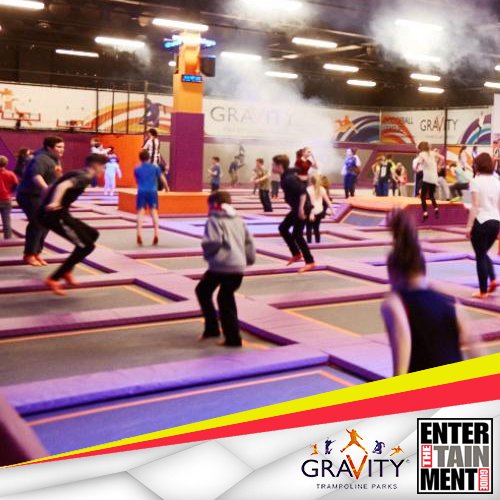 TheEntGuide's tweet image. Reach for the skies. Bounce as high as your legs can take you with Gravity trampoline parks. Its always fun and games with Gravity.