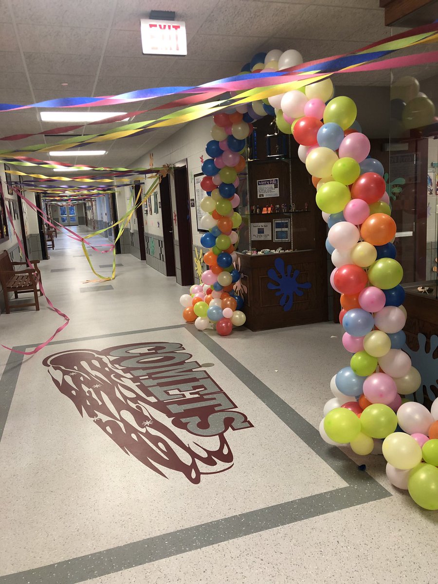 miss_goetz's tweet photo. LET THE COLOR WAR BEGIN!
What a day it will be! Genoa Comets are SO incredibly blessed to have such a committed staff to make this experience happen. Huge thanks to @goodywilcox , Mrs. S and @GTechieTeacher for dedicating their weekend to transform our school. #genostrong https://t.co/680WKeMMCU