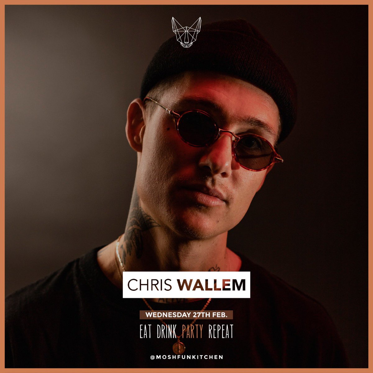 Wednesday at #MOSHFUNKITCHEN <a href="/ChrisWallem/">Chris Wallem</a> #marbella