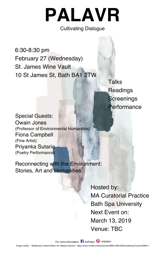 fionasculpture's tweet photo. I’ll be showing my short film Gift of Water (created for Ingruttati Palermo, @ManifestaDotOrg) and doing a little talking at this eco event @stjamesvaults organised by @BathSpaUni @artdesignbsu #MACuratorialPractice - come and support if you can! Wed Feb 27, 6.30-8.30pm https://t.co/IbXzCqgfaf