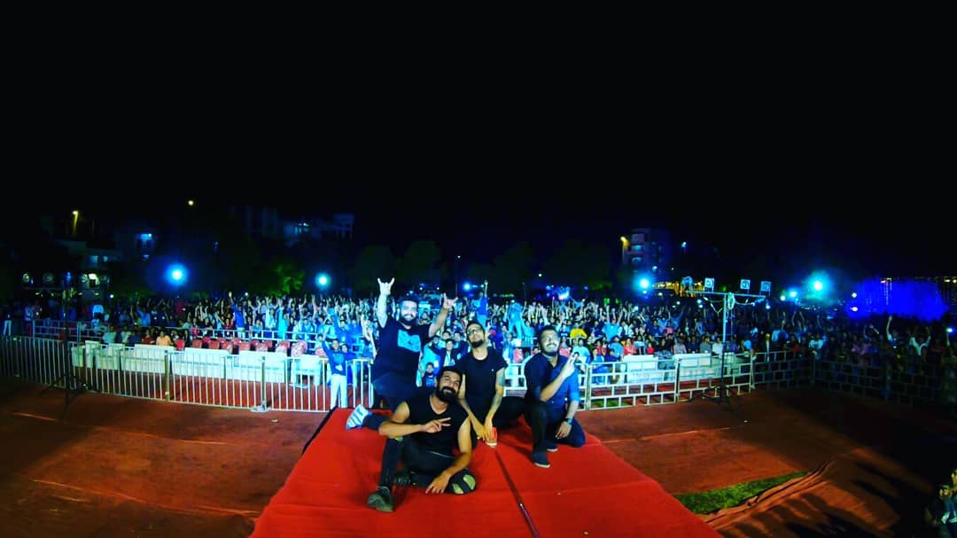 NIST_University's tweet photo. Sorry #Underground #Authority (India), you can't stay underground any more after this #rocking #performance at #Sankalp 2K19. 

#yuvajosh #fanclick #undergroundauthority #ualive #giglife #ua #uatour #crowd #indianmusic #music #love #life #band #bassist #guitarist #indianbands https://t.co/10nJqr7N9v