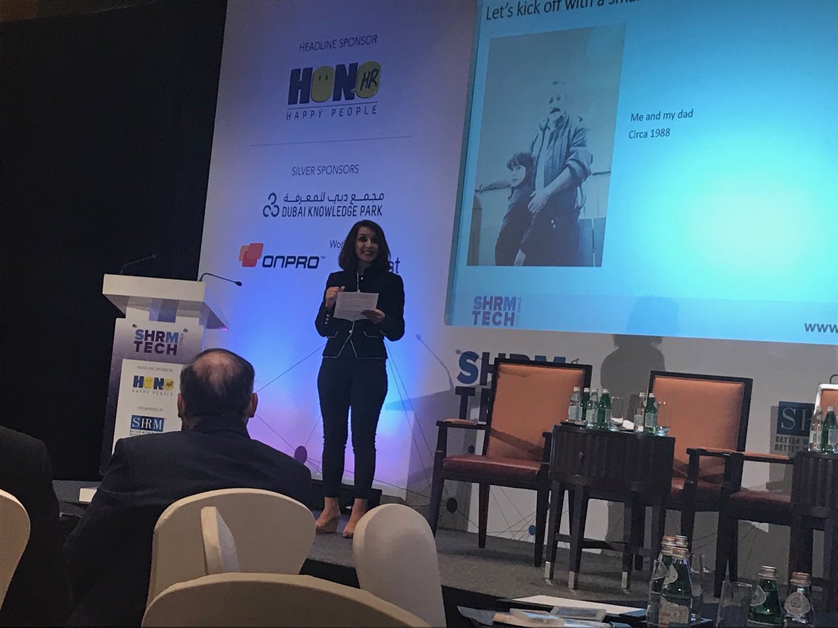 Powerful and moving closing keynote on the future of work and empathy in a digital age. Fm ⁦<a href="/RanaAskoul/">Rana Askoul</a>⁩ #SHRMTechDubai