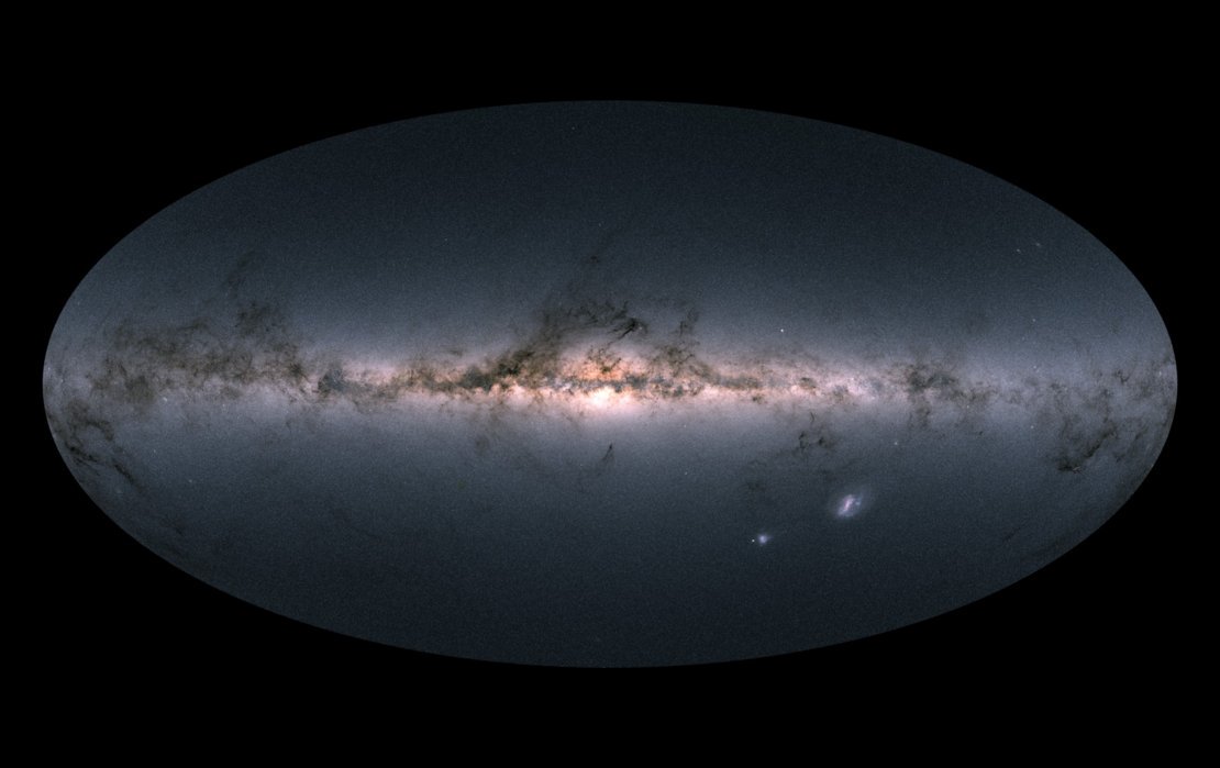 Our Milky Way map by  @ESAGaia"The  @esa released a new map of nearly 1.7 billion stars from the Gaia spacecraft, giving the best-ever view of the Milky Way and neighboring galaxies in color" ( https://www.space.com/40406-gaia-release-color-milky-way-map.html)(Thanks  @MrBomboMatic )