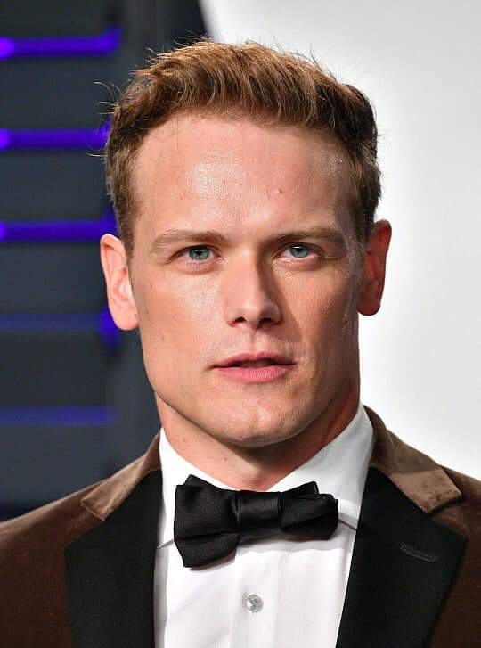 Wow what a difference💙💙 #SamHeughan
 #LoveForSam