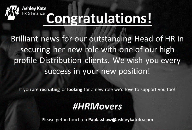 AshleyKateUK's tweet photo. A big Congratulations to @PaulaShawHR for making another great placementππ
We would like to wish this candidate the best of luck in this roleπ₯
To find out how you can secure your next role, please get in touch to find your next dream job!!
#HRMovers #HR https://t.co/TvUQQpScky