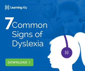 1 in 5 students have a learning difference. Do you know the 7 common signs of #dyslexia? Download this poster for your classroom. ow.ly/ts3830nMXay