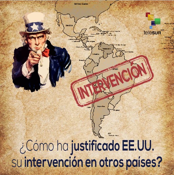 teleSURtv's tweet photo. 👉🏽Armas químicas 
👉🏽Ataques militares falsos 
👉🏽Búsqueda de terroristas 

Estas son algunas de las excusas de #EEUU para invadir países soberanos 

En #Venezuela 🇻🇪arman falsos positivos para justificar la intervención, conozca el trasfondo https://t.co/ajdsoCQ1uY #NoGuerra https://t.co/YtCzQIClhm