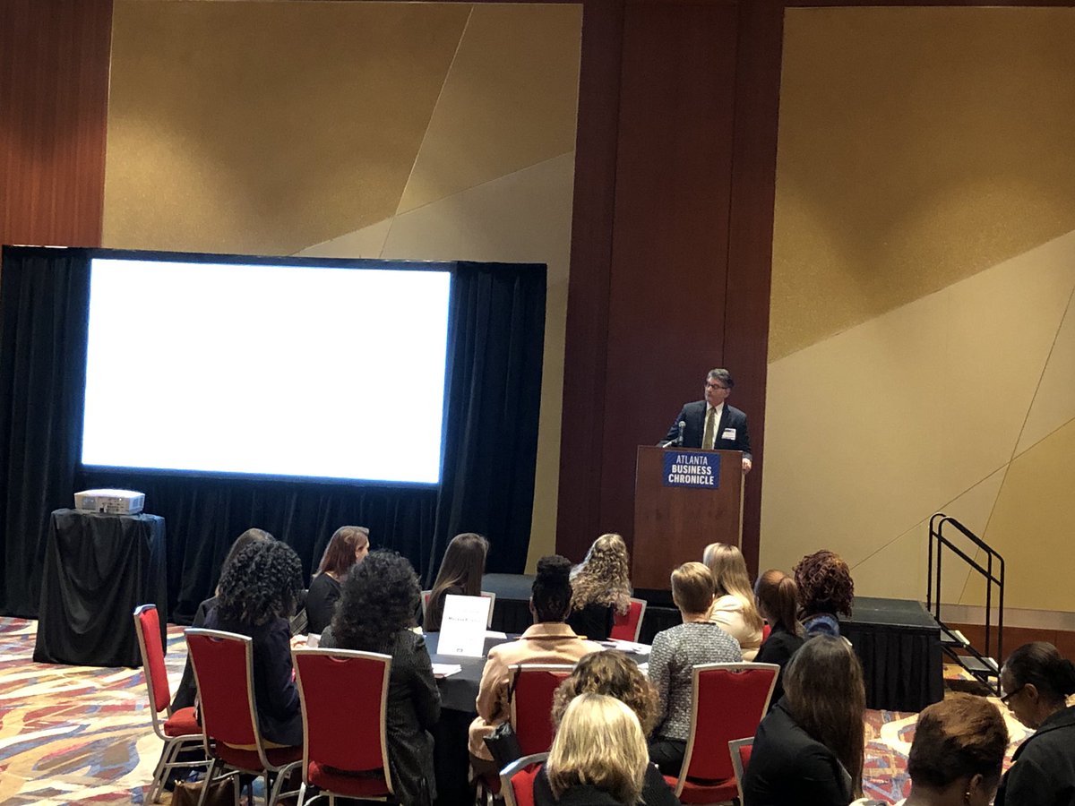 PTipton24's tweet photo. @EmoryExecEd proudly sponsors @bizwomen Mentoring Monday. Sr Assoc Dean JB Kurish inspires women to #GoBeyond. #atlbizevents https://t.co/g87cnvxlUo