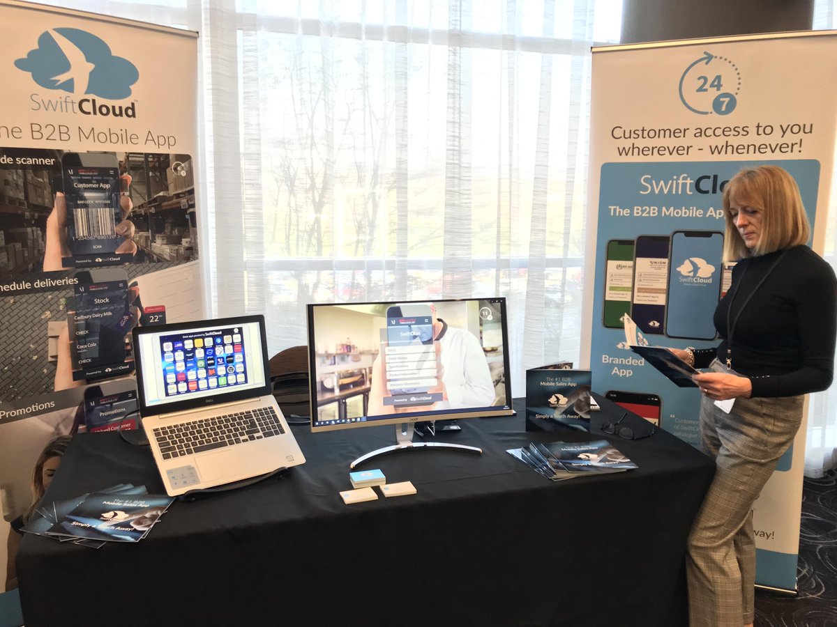 SwiftCloud's tweet image. It’s a beautiful day and SwiftCloud are all set up exhibiting at the ‘Go Digital Live’ conference at the John Smith’s Stadium in Huddersfield.
Be sure to come down and have a chat with us about your B2B ordering processes for 2019! #DigitalEnterpriseLEP  #DigiEntLEP #SwiftCloud