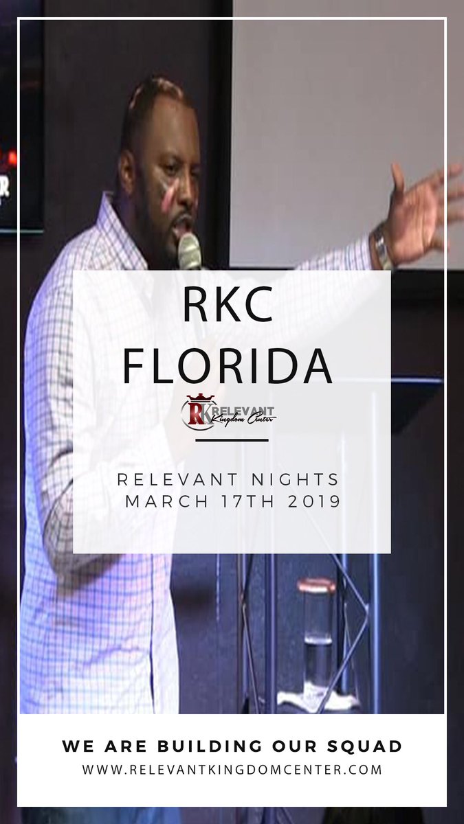 Madpastord's tweet photo. I’m in great anticipation as we approach our 1st Relevant night in #NorthportFlorida
March 17th 6:30pm 1951 Tamiami Trail Contact (941) 662-0652 for more info
Come join our squad and let’s reach souls for the kingdom #RKCFlorida https://t.co/VEAQj2cujh