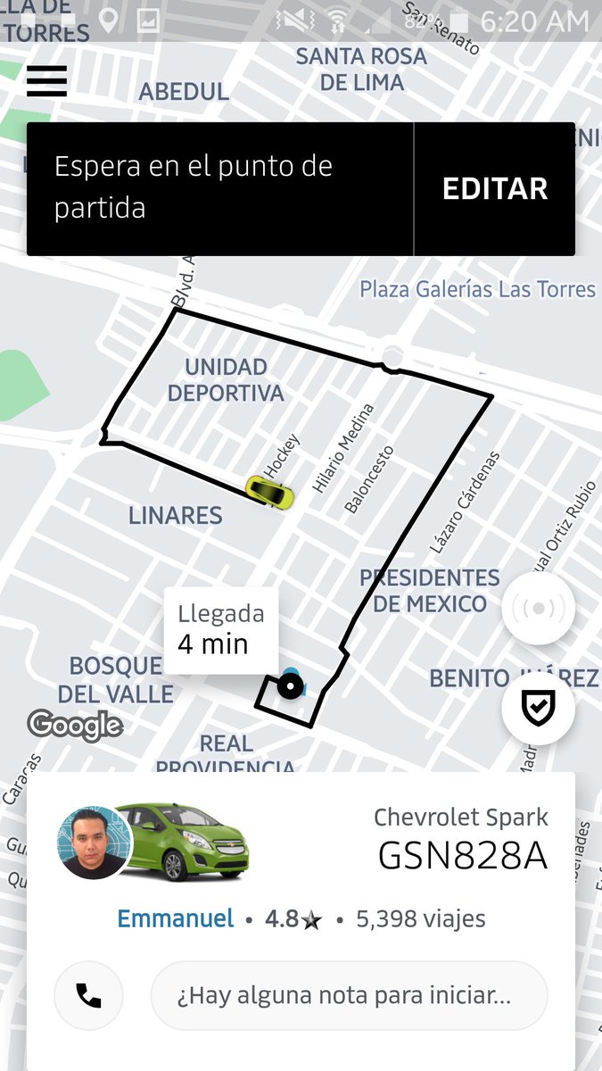 LorenaGarCamp's tweet photo. @Uber_MEX aquí como el conductor me cuestiona el método d pago y en cuanto se acercó al punto d partida y vio q era tarjeta CANCELÓ sin importarle el tiempo q yo ya había esperado #uber #uberleon #malservicio #socioconductor https://t.co/Egyzx5iXPx