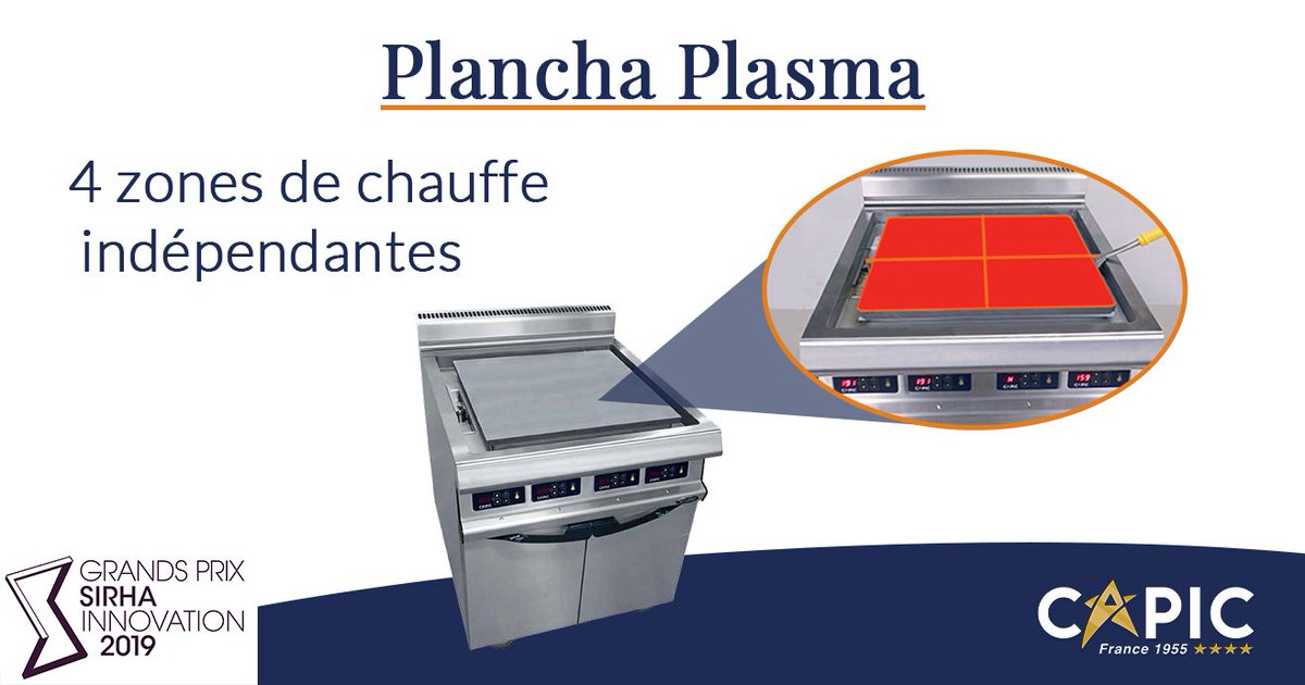 CAPIC_FR's tweet image. Le saviez-vous ? 
Notre nouvelle Plancha Plasma possède 4 zones de chauffe thermostatées et indépendantes 🔥 pour vous permettre de réaliser plusieurs cuissons simultanément au degré près ✔️
Pour en savoir plus 👉 goo.gl/qPLH8a
#chr #plasma #cuisson #restauration