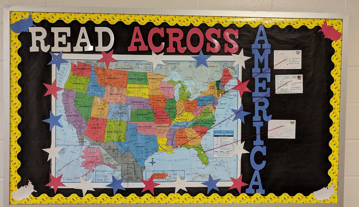 Kicking off Read Across America with postcards from FL, AL, &amp; CT! Looking forward to seeing how many states we hear from! <a href="/CESGoPanthers/">CESGoPanthers</a>