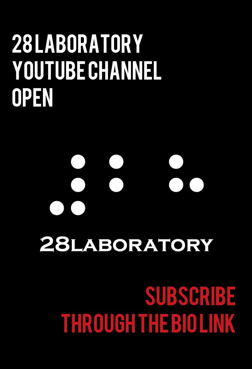 28 LABORATORY
🔬Youtube channel open🔬
*Subscribe and follow the movement*

#28laboratory #music #fashion #art