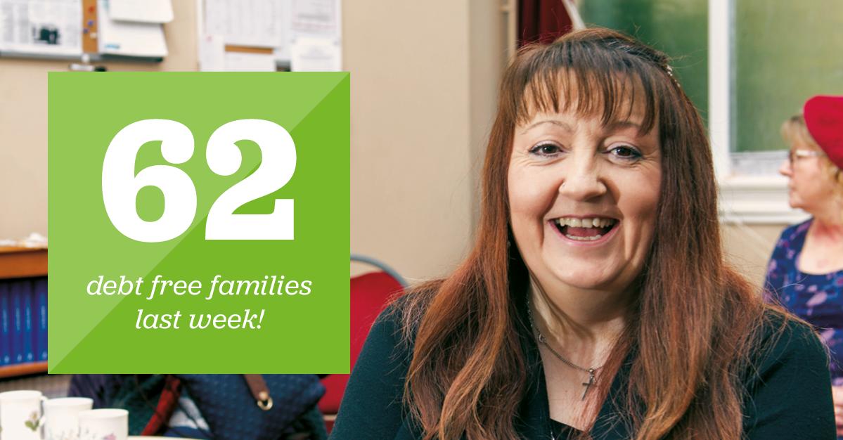CAPuk's tweet photo. We're so so excited for the SIXTY-TWO families who are now debt free! Let's give them all a huge congratulations as they start the next chapter on their journey. Hooray! 🎉 🎉 🎉  #debtfree #freedebthelp #newstart #newchapter #celebration #hooray https://t.co/AHlhGbJBpT