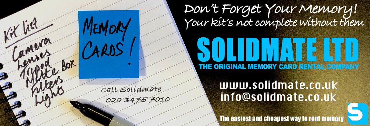 solidmate's tweet image. Solidmate Newsletter, the latest news from Solidmate Ltd. The camera memory rental company - mailchi.mp/d69ce3dce841/s…
