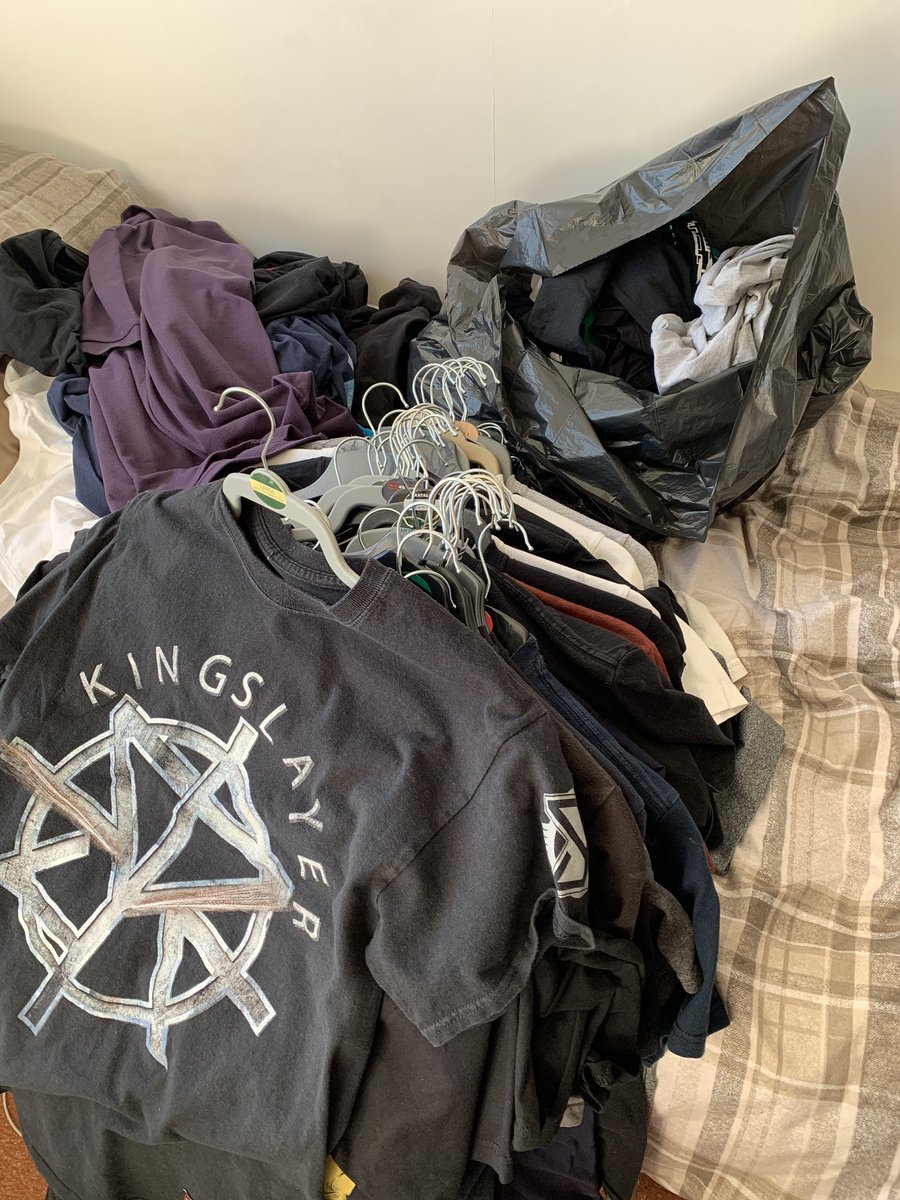 Being so productive today sorting my shirts