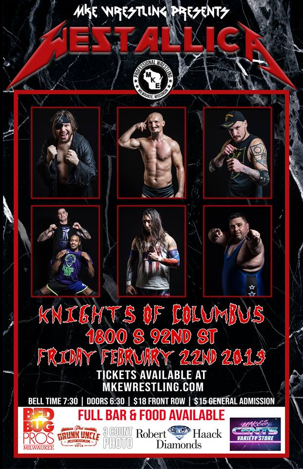 thegrappletalk's tweet photo. #Westallica @MKE_Wrestling results - 02/22: West Allis, WI #MKE https://t.co/qA37Xo9vNh