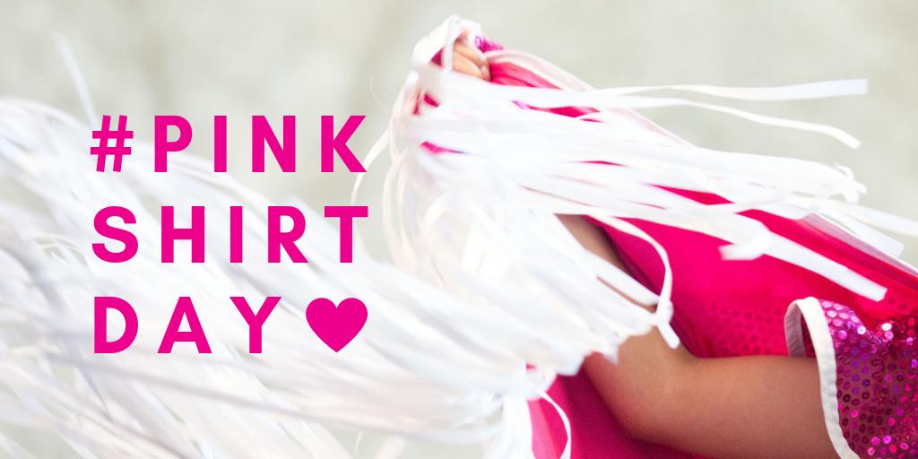 Wednesday Feb. 27 is #PinkShirtDay. It is a day to raise awareness and take a stand to speak out against racism &amp; all forms of bullying. Together we can make a difference.