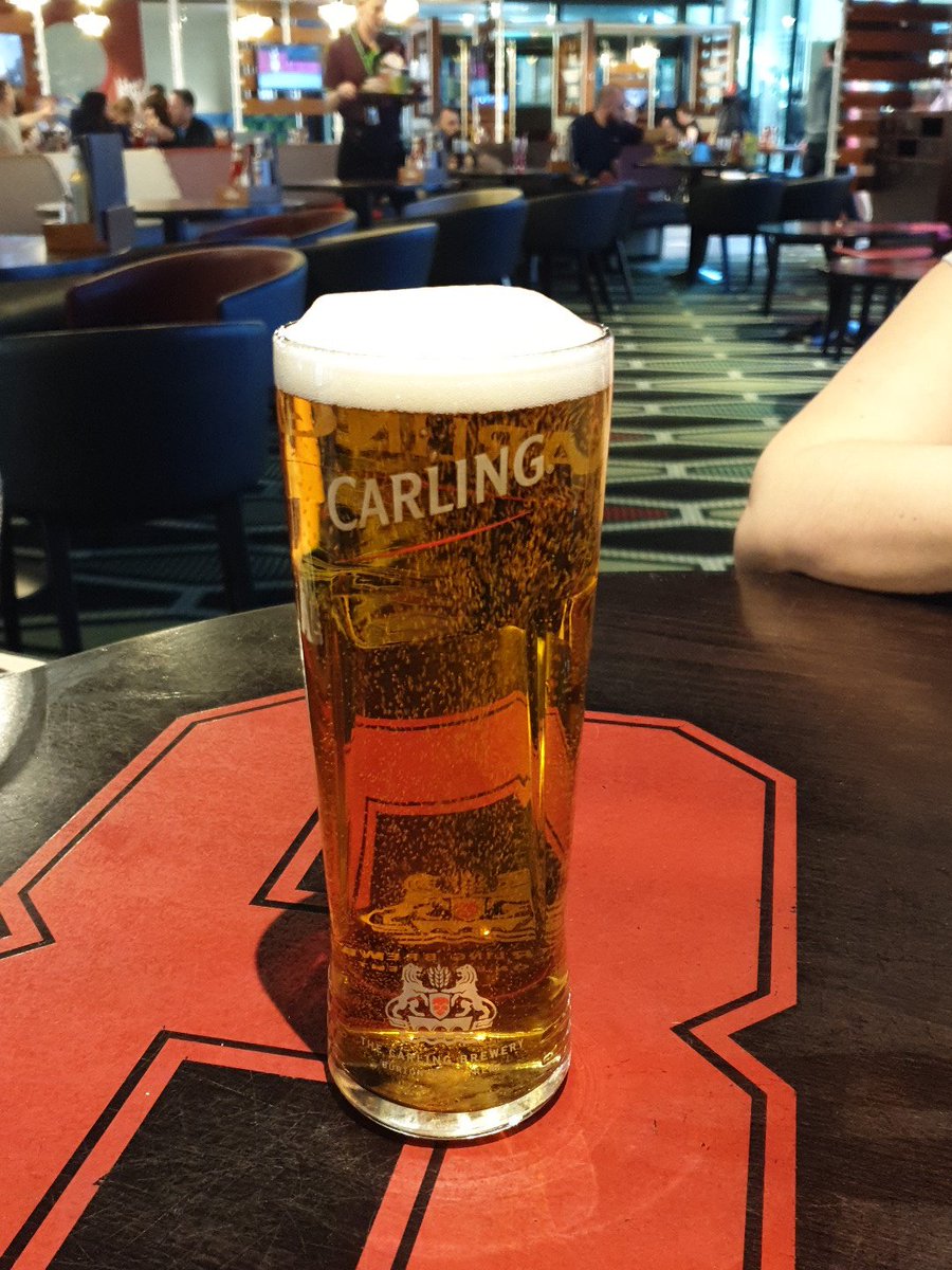 Having a great time at Center Parcs. Now time for a pint!