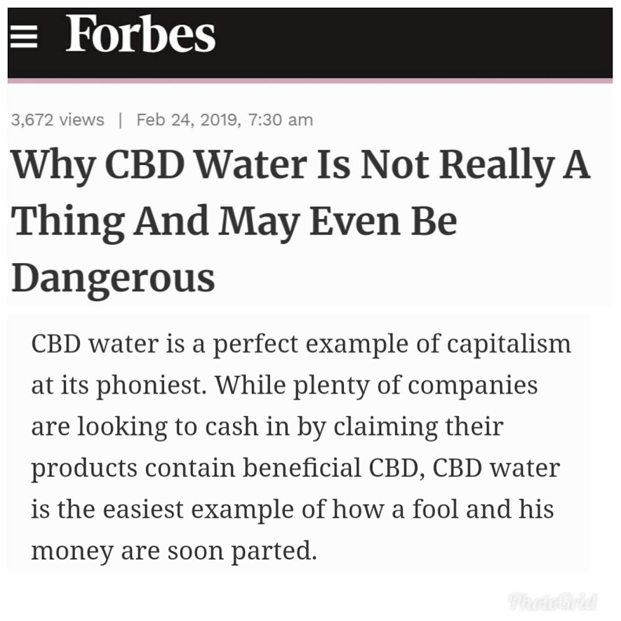 CbdShari's tweet photo. Don't fall for it!  #CBD #cbdoil #CBDlife #cbdwater #cbdcommunity #educate #research #doyourhomework #forbes #readthearticle #knowwhatyourbuying #learnmore #cbdadvocate #INFORMATION #KnowledgeIsPower #getinformed #cbdinfo https://t.co/KrtSTNuUtq