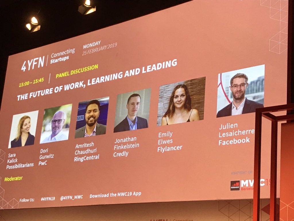 The future of work: work is not a place. #4yfn <a href="/4YFN_MWC/">4YFN</a>