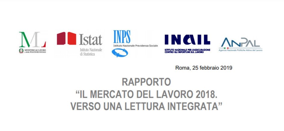 Il rapporto #MercatodelLavoro 2018 <a href="/MinLavoro/">Ministero Lavoro</a> <a href="/INPS_it/">INPS</a> <a href="/inail_gov/">Inail</a>  <a href="/ANPALgov/">ANPAL</a> <a href="/istat_it/">Istat</a> istat.it/it/archivio/22…