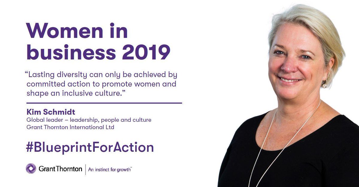GrantThornton's tweet photo. In today’s complex and volatile environment, businesses need to be responsive and innovative. Our research highlights the link between innovation and diversity.

Our 2019 #WomenInBusiness report launches this Friday. 

#BlueprintForAction  https://t.co/TNjfrbN44f https://t.co/h0tRLzs6fK