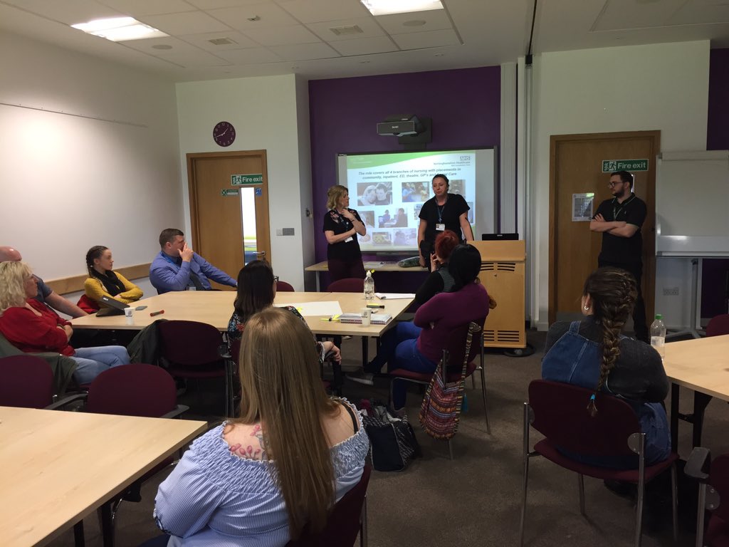 linda_mckeever's tweet photo. Pleased to see @dick_jacob and  Tanya White presenting about the #nottshcnurseassociate programme @NaylorCorrina @DEBBOYER2 @NottsHCLandOD https://t.co/iXCpmQ7AEx