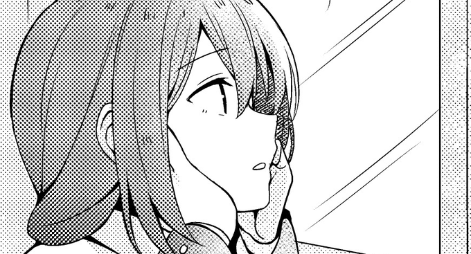 横顔 