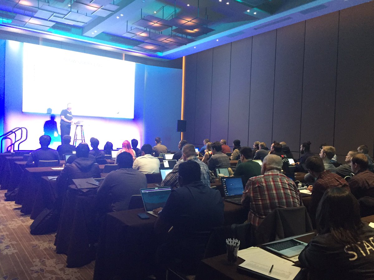 mlraviol's tweet photo. Pretty packed room for the Performance and Tuning session at #MariaDBOpenWorks https://t.co/iNJSvlmh0L