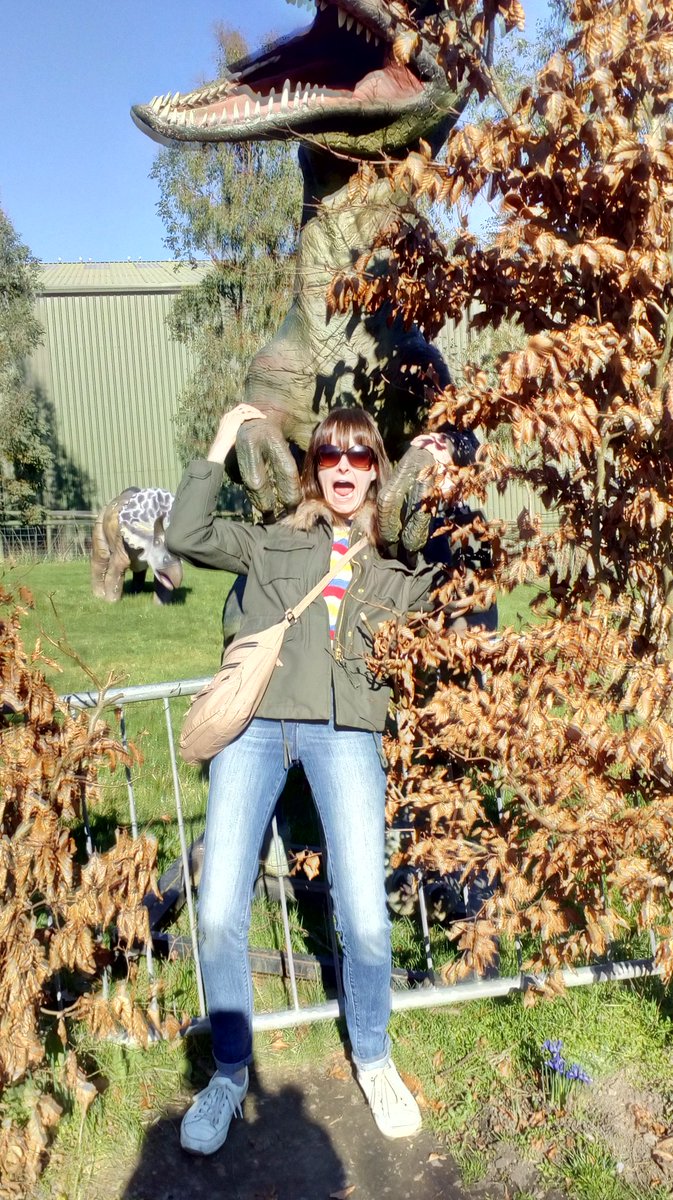 gemmaEdenham's tweet photo. Don't you just hate it when you're walking along, minding your own business, and you get attacked by a dinosaur! 
#dinosaurs #RandomAttack https://t.co/kHzWbRyPMr