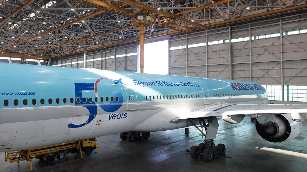 こんばんは。セントレアです。大韓航空は3月1日に創立50周年を迎える