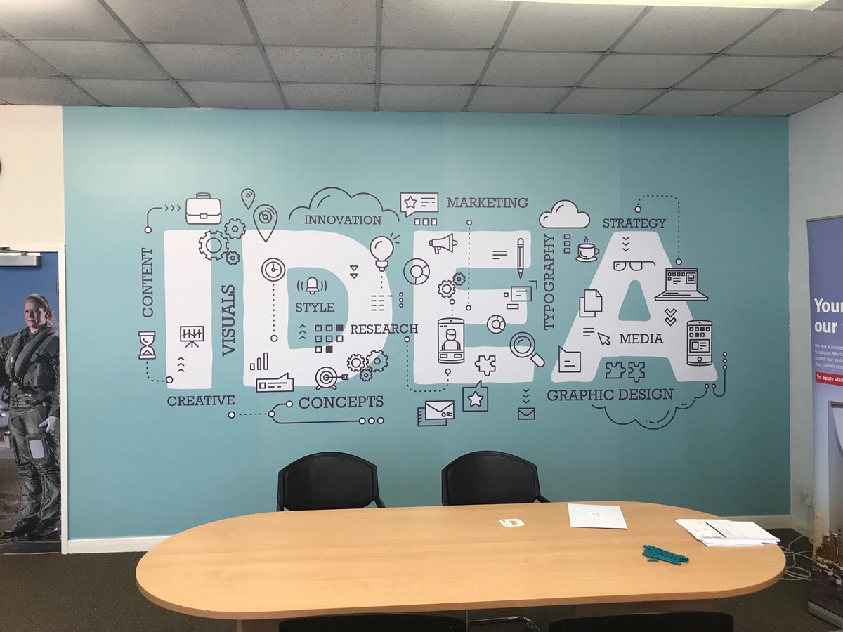 ReidCreative's tweet image. Here are some wall graphics we designed and touched up for our office.
For design and print queries get in touch with us, we look forward to hearing from you!