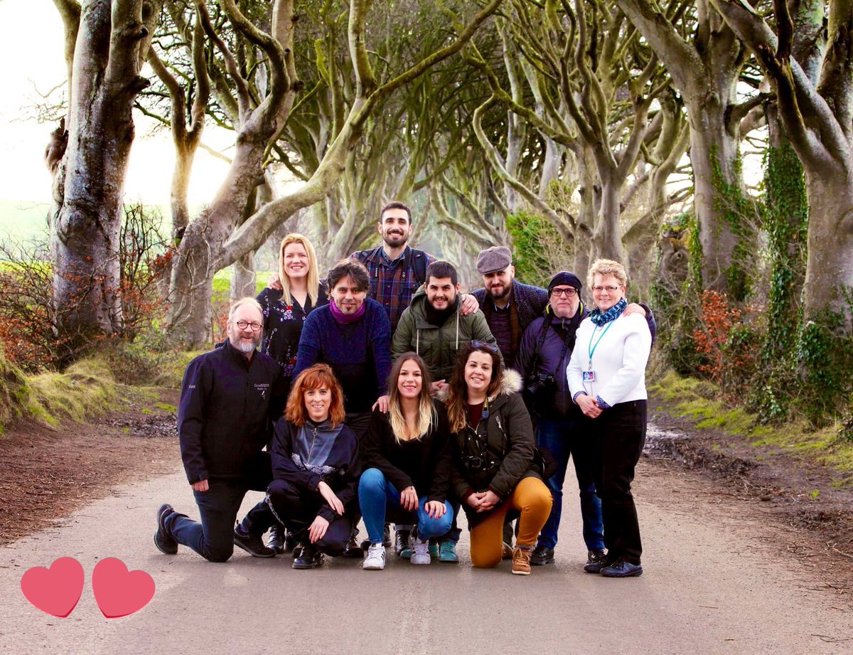 The conclusion of my Spanish media FAM Trip at The Dark Hedges, Bregagh Road, County Antrim. #theKingsRoad #winteriscoming <a href="/GoT_Tours/">Game of Thrones Tours</a>