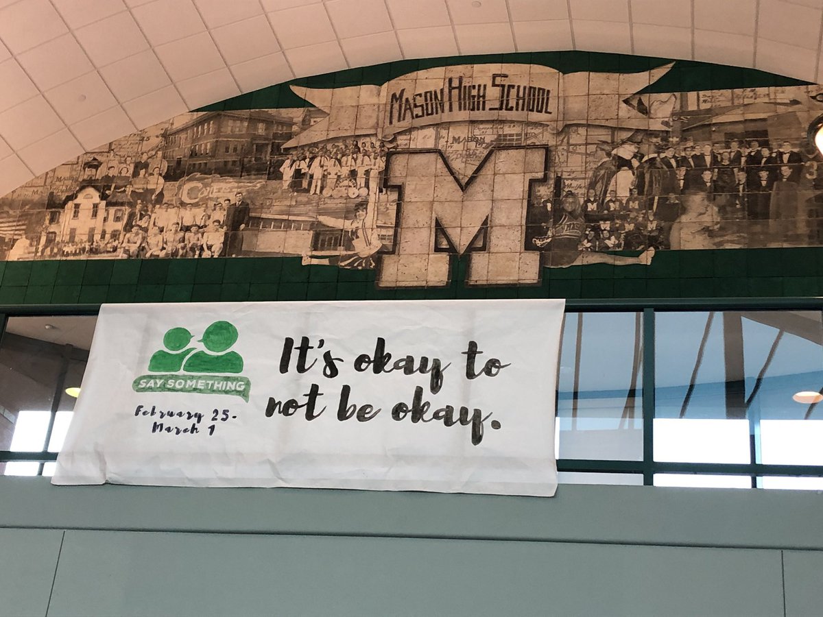 Huge thanks to <a href="/NicoleHockley/">Nicole Hockley</a>, LaShanda Shugg and all of <a href="/sandyhook/">Sandy Hook Promise</a> for their roles in organizing this incredible event that kicks off National Say Something Week, and for more importantly, teaching us about the genuine importance of doing so. #SaySomething #SandyHookPromise