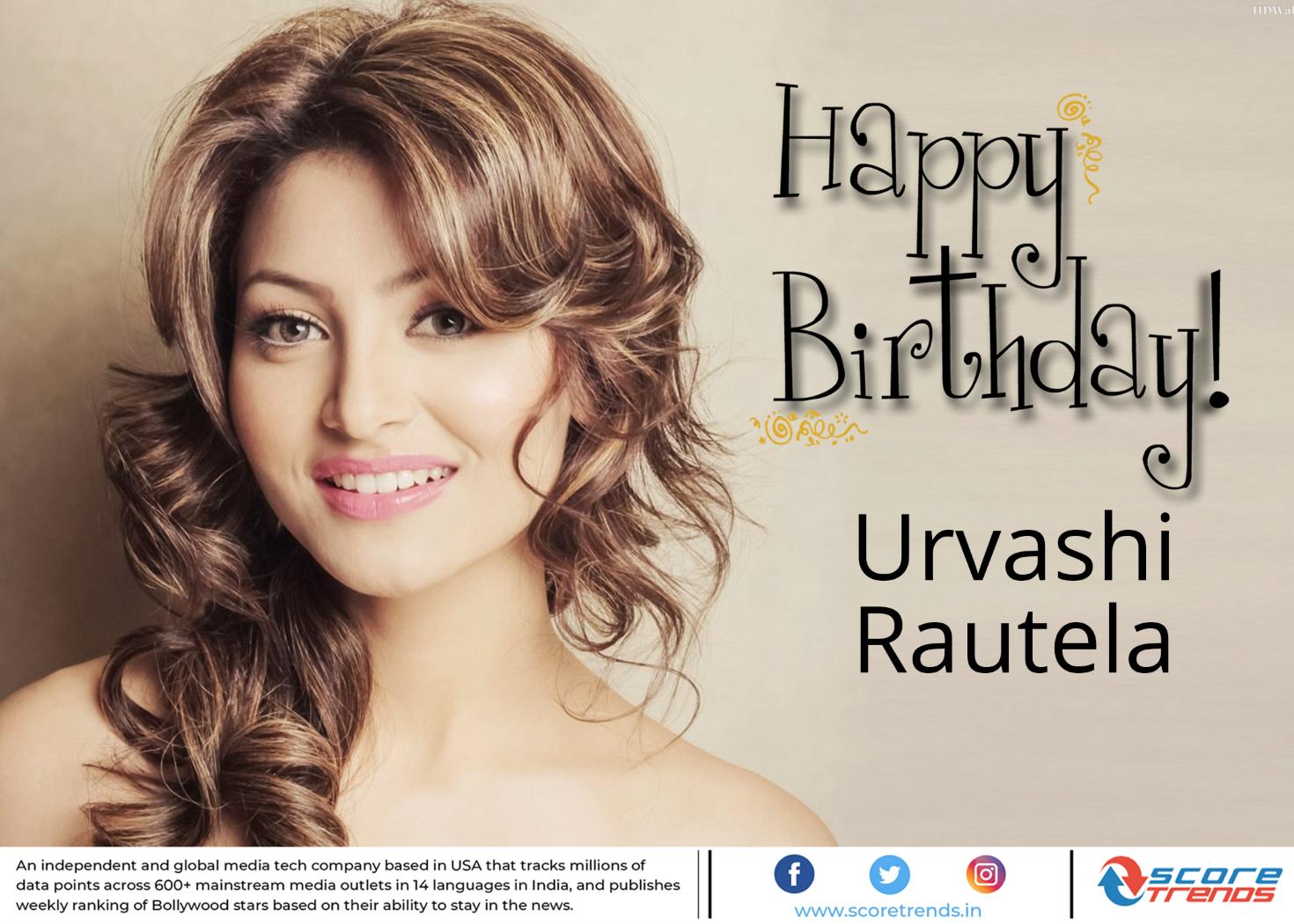 Score Trends wishes Urvashi Rautela a Happy Birthday!! 