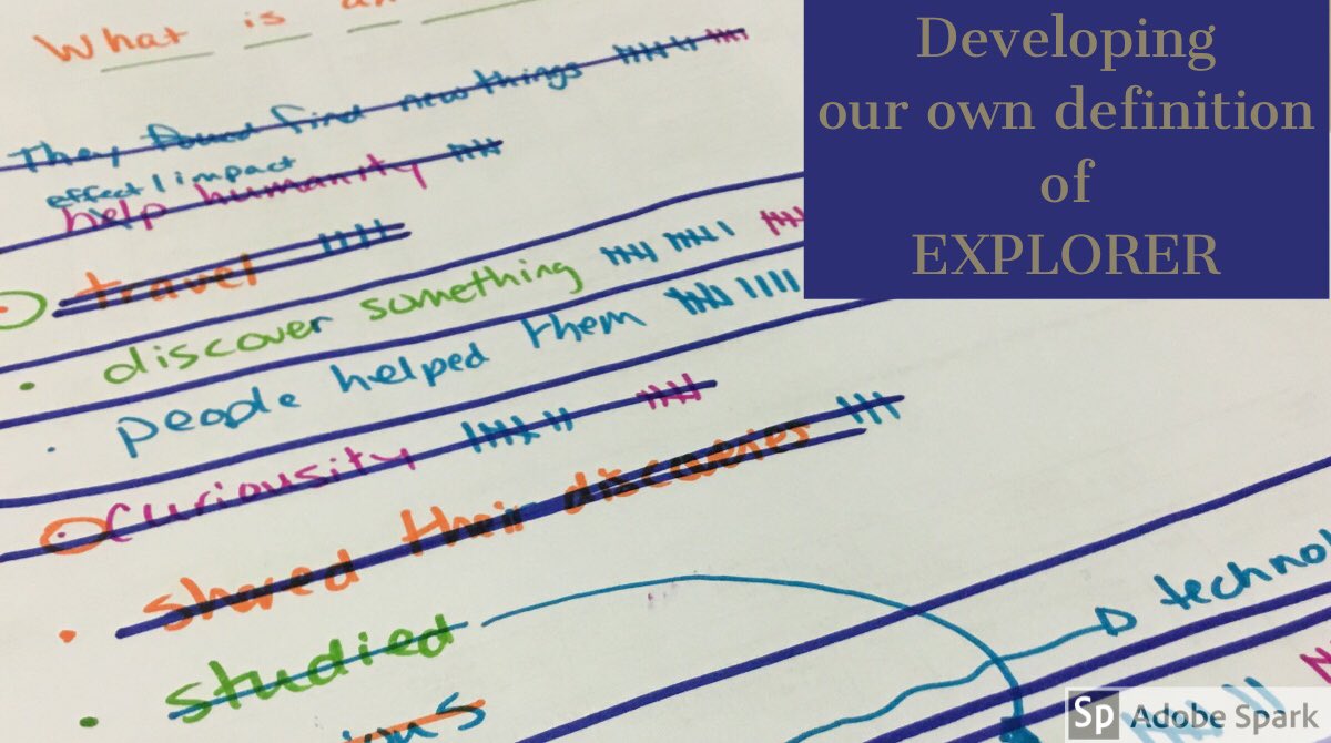 Miss!!! Einstein was an EXPLORER!