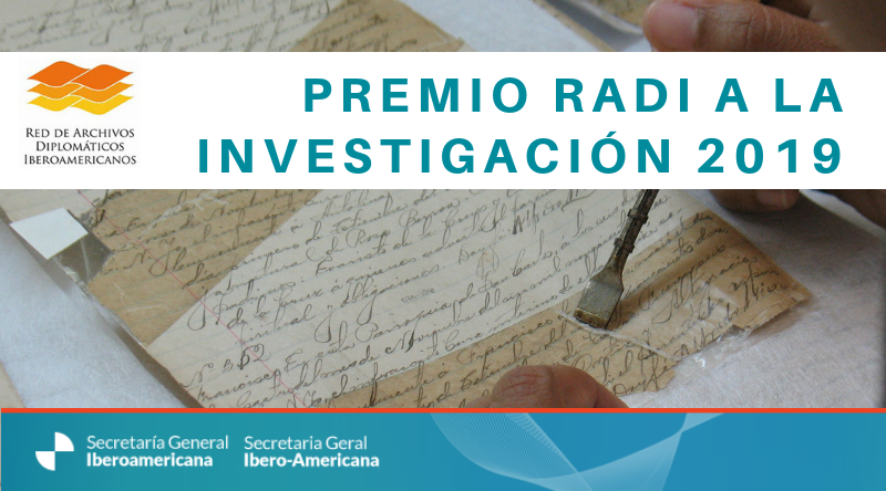 ¿Te interesa la historia de las relaciones internacionales en Iberoamérica? Hasta el 26/ABR está abierta la convocatoria para el Premio <a href="/RADIarchivos/">Red de Archivos Diplomáticos Iberoamericanos</a> a la investigación 2019, con US$ 2,500 al 1º lugar. 
 +Info➡️ goo.gl/U7E7cV #SomosIberoamérica, somos cooperación