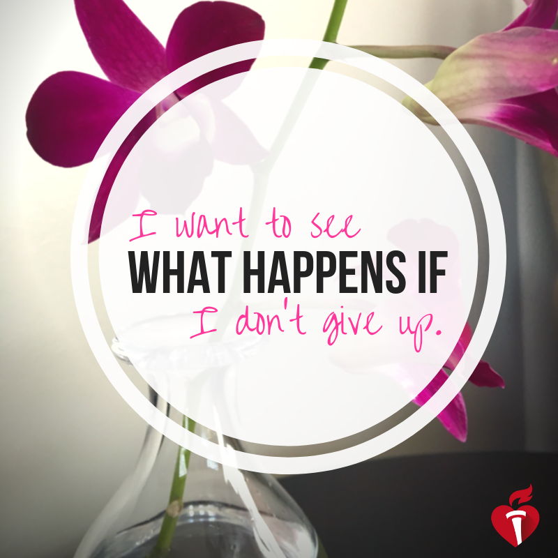 American_Heart's tweet photo. Never, ever quit. #MondayMotivation https://t.co/5jUmD0YT7Q