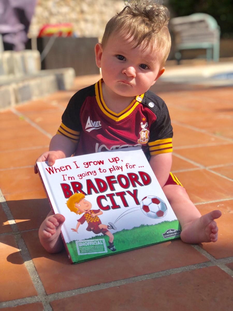 Chris_M_Cousins's tweet image. I’ve made the decision for my 7 month old that he’s going to join this Bradford City nightmare and he has no option. 

He looks ecstatic...

#bcafc