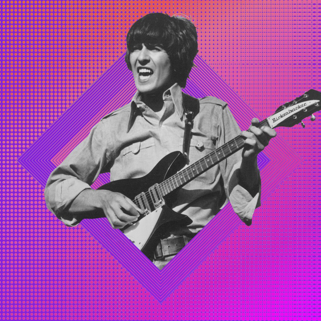\"With our love, we could save the world.\" Happy Birthday George Harrison.      