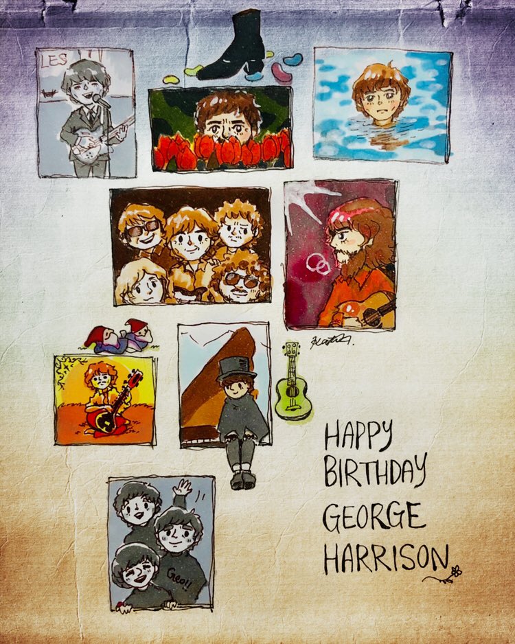 Happy birthday George Harrison!!                           