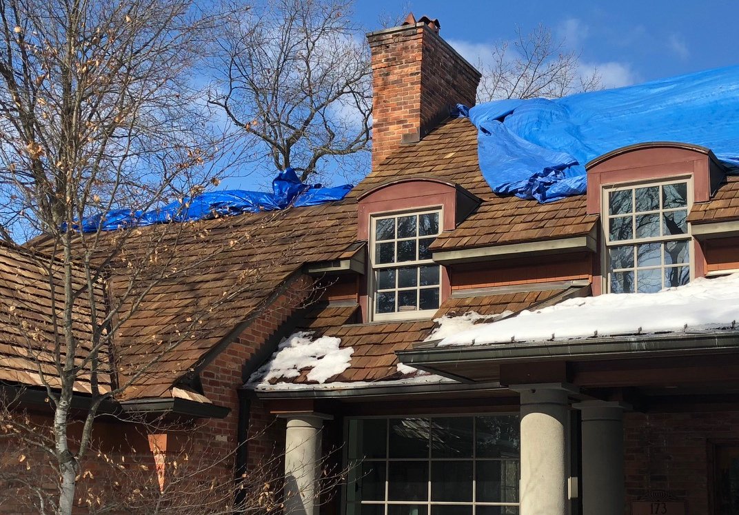 High winds from the weekend damage your roof? Call 24/7: 248-618-8969 or 989-600-3424.