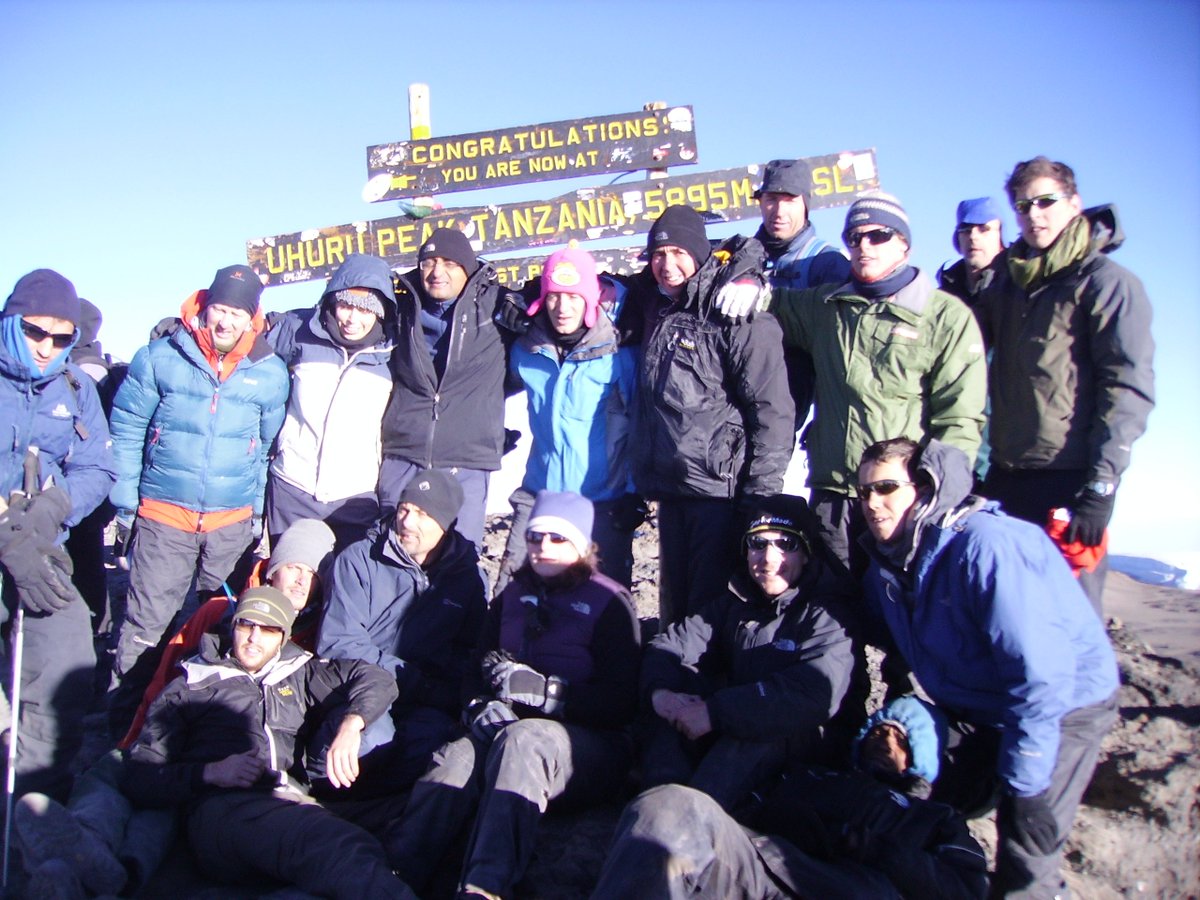 Howard_Asana's tweet image. That's me in the corner...losing my religion! Nearly 10 years ago on Kilimanjaro - the final push to the summit. For anyone who's struggling out there...stay focused on your goal and keep climbing!!