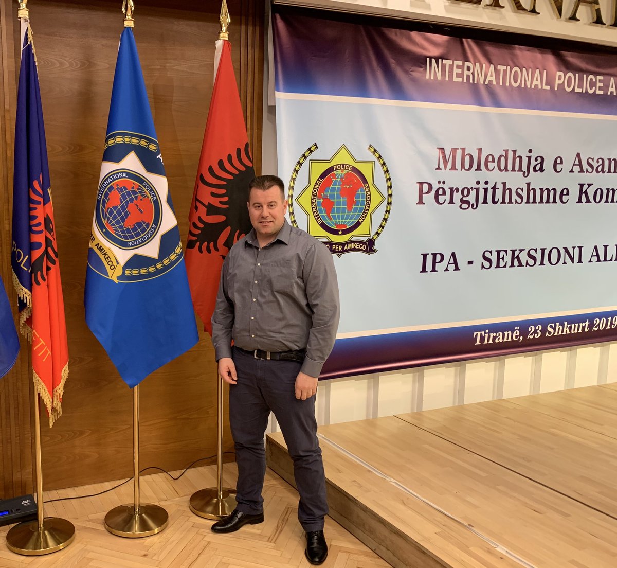 CommandoDefense's tweet image. COMMANDO DEFENSE ACADEMY
INTERNATIONAL POLICE ASSOCIATION IPA 
Swat Police Instructor Uliks Gjonaj - During the IPA Congress with the Albania State delegation and neighboring State Croatia-Serbi-Montenegro-Macedonia- Greece ect. 
IPA-Section Albania🇦🇱, President Mr. Skender Doda