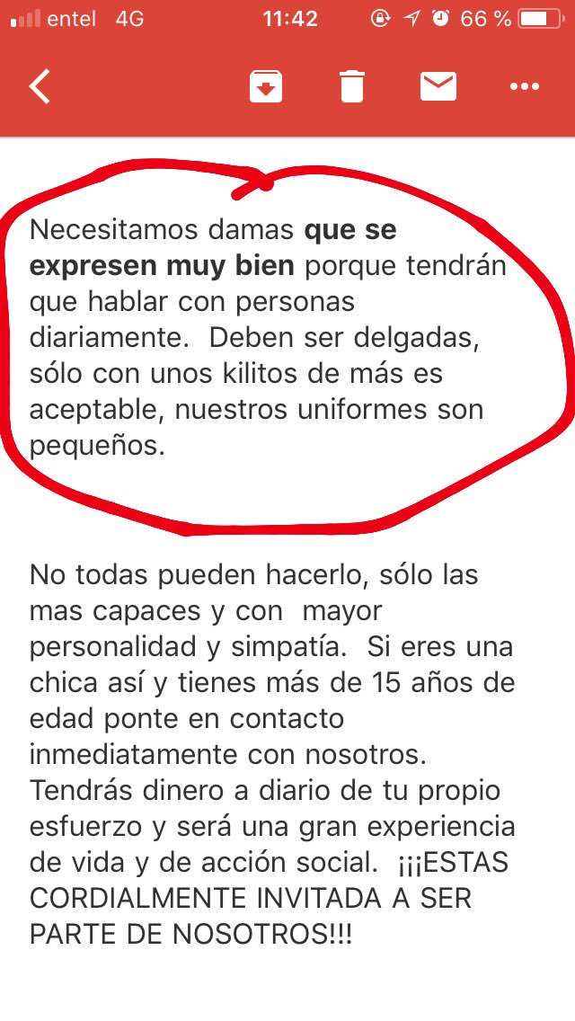 macafdeez's tweet photo. Quiero FUNAR a la radio buena música FM de Curicó!!! Un orgullo estar formándome como periodista pero repudio completamente este tipo de propuestas y requerimientos laborales, aún más la respuesta que recibí de ellos. NO MÁS!!!! https://t.co/oH53cDbBZo