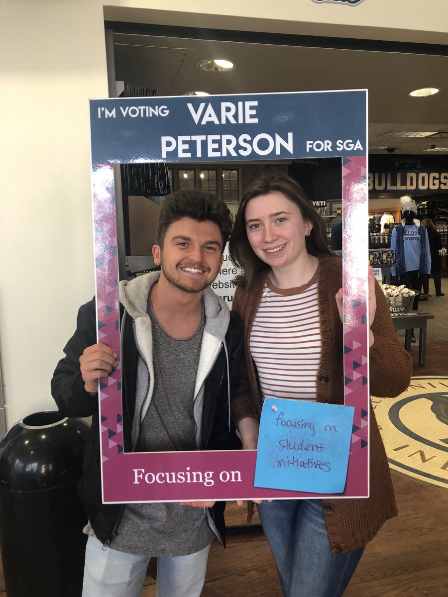 Shea and Nicole voted #VariePeterson