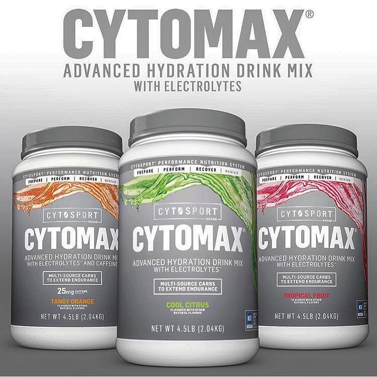 Whether you use it to PREPARE, PERFORM or RECOVER... CYTOMAX Advanced Hydration Drink Mix with #electrolytes can help.

Find it at a specialty shop near you or online. #hydration