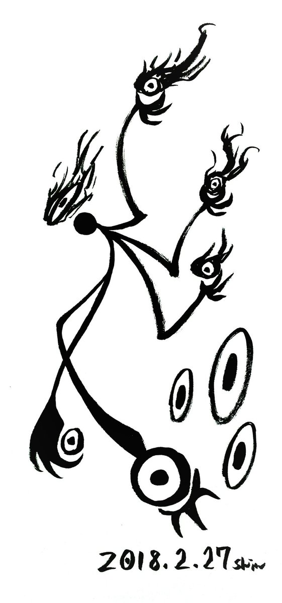 ট ইট র 破界しん カウントダウンで描いたイラストとその元の棒人間を紹介4 ラスト 1周年関連イラストと その元の棒人間を紹介